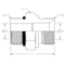 World Wide Fittings Male O-Ring Boss to Male British Standard Pipe Parallel Straight 7062X04X04 - alternate 2